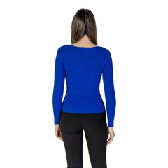 Morgan De Toi Blue Polyamide Sportswear - IT42|M - Sweaters