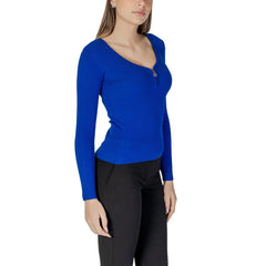 Morgan De Toi Blue Polyamide Sportswear - IT42|M - Sweaters