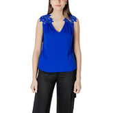 Morgan De Toi Blue Polyester Tank Top - 34 | XXS - Tank Tops
