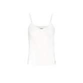 Morgan De Toi Cream Viscose Tank Top - XL - Tank Tops