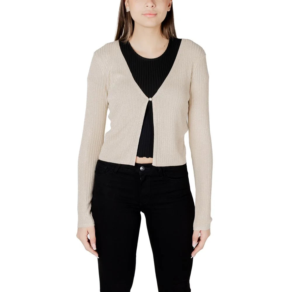 Morgan De Toi Gold Viscose Sweater - XL - Bolero Jackets