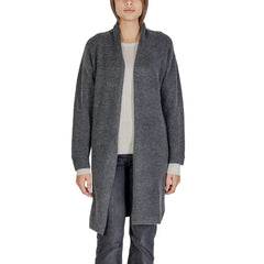 Morgan De Toi Gray Polyester Cardigan - Cardigans
