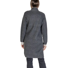 Morgan De Toi Gray Polyester Cardigan - Cardigans