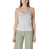 Morgan De Toi White Modal Tank Top - IT38|XS - Tank Tops