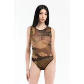 Moschino Army Cotton Bodysuit