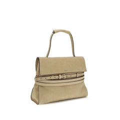 Moschino Beige Handväska i Kalvskinn