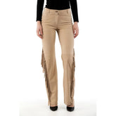 Moschino Beige Cotton Casual Pants - IT40
