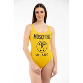 Moschino Bicolor Polyamide One-Piece Swimsuit