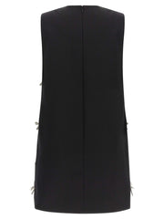 Moschino Bicolor Virgin Wool Short Dress