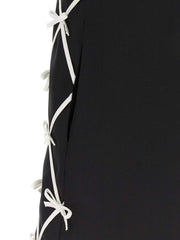 Moschino Bicolor Virgin Wool Short Dress