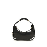 Moschino Black Calf Leather Bos Taurus Shoulder Bag