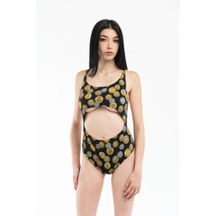 Moschino Black Cotton Bodysuit