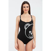 Body din bumbac negru Moschino
