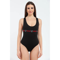 Moschino Black Cotton Bodysuit - S
