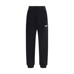 Moschino Black Cotton Casual Pants