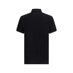 Moschino Black Cotton Polo Shirt