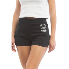 Moschino Black Cotton Shorts