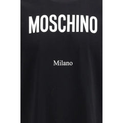 Moschino Black Cotton T-Shirt