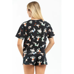 Moschino Black Cotton T-Shirt - XS