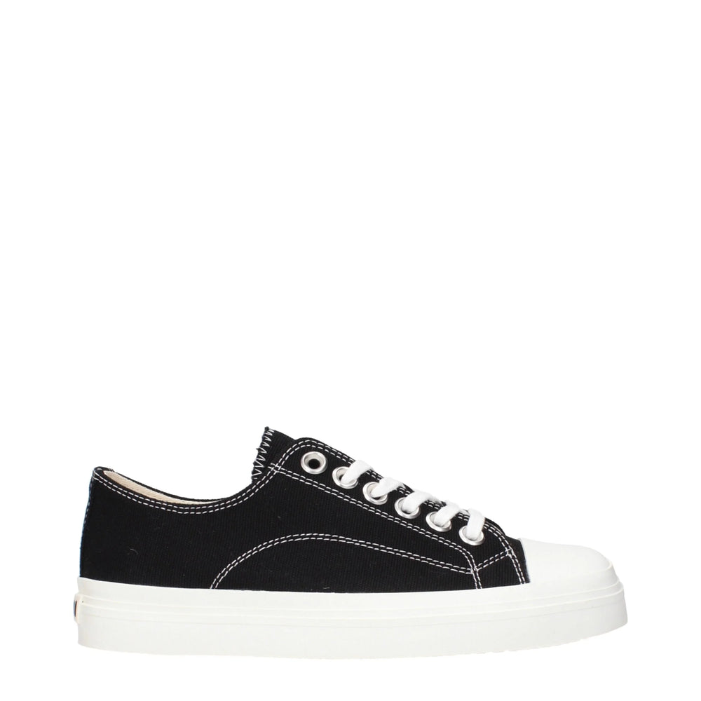 Moschino Black Fabric Low Tops