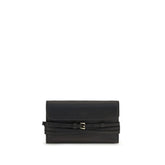 Moschino Black Goatskin Shoulder Bag