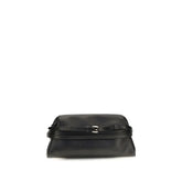 Moschino Black Goatskin Shoulder Bag
