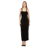 Moschino Black Marabou Casual Dress - IT40
