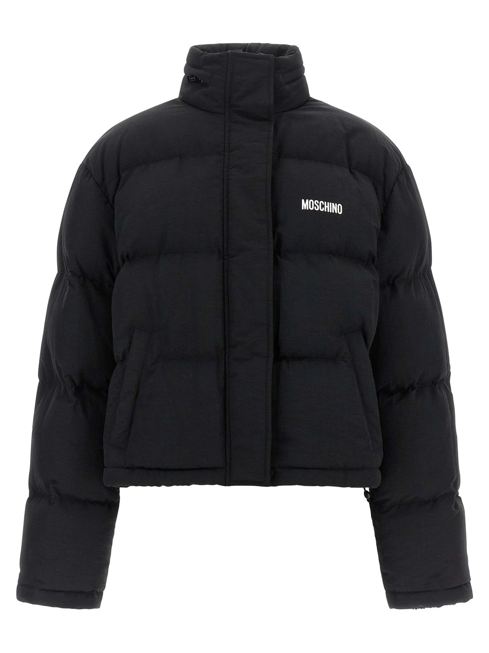 Moschino Black Polyamide Bomber