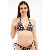 Moschino Black Polyester Bikini