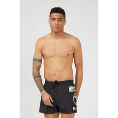 Moschino Black Polyester Swim Shorts - S