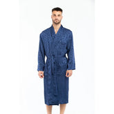 Moschino Blue Acetate Robe - M