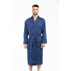 Moschino Blue Acetate Robe - M