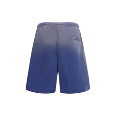 Moschino Pantalones Bermudas de Algodón Azul