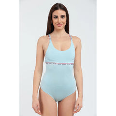 Moschino Blue Cotton Bodysuit - S