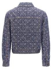 Moschino Blue Cotton Denim Jacket