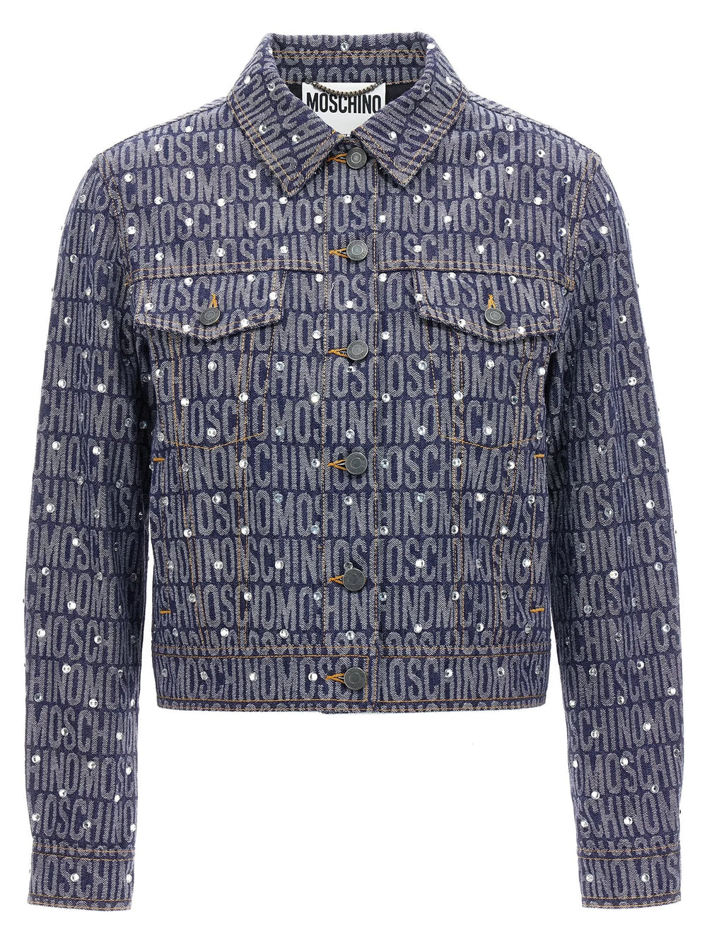 Moschino Blue Cotton Denim Jacket