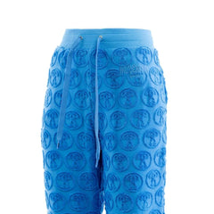Moschino Pantaloni sport bleumarin din bumbac (Pantaloni de antrenament) - M