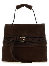 Moschino Brown Calfskin Handbag