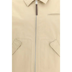 Moschino Brown Cotton Coat