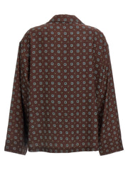 Moschino Brown Silk Blouse