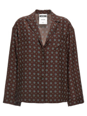 Moschino Brown Silk Blouse