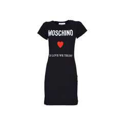 Moschino Couture Black Cotton Casual Dress - 38