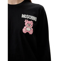 Moschino Couture Black Cotton Long Sleeve T-Shirt - XS