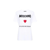Moschino Couture White Cotton T-Shirt