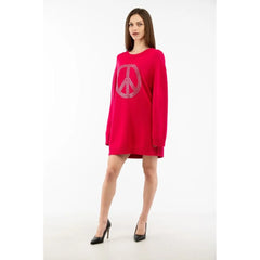 Moschino Fuchsia Wool Casual Dress - S