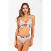 Moschino Gray Cotton Bra - XS