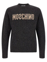 Moschino Gray Wool Cardigan