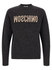 Moschino Gray Wool Cardigan