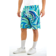 Moschino Multicolor Cotton Bermuda Shorts
