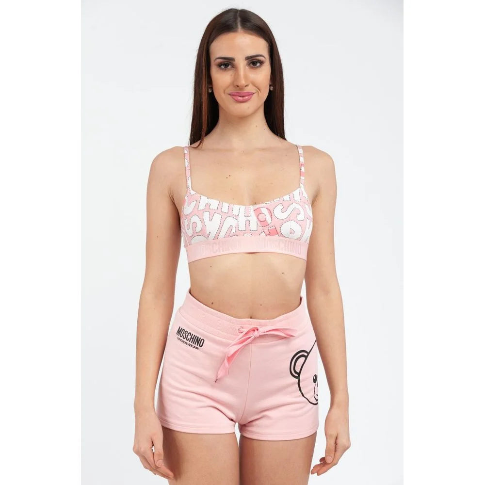 Moschino Multicolor Cotton Bra - S